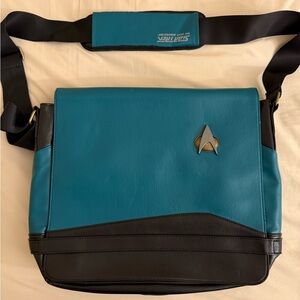 Star Trek: The Next Generation Laptop Messenger Bag (Science Blue)